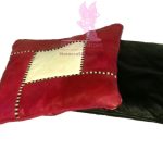 Red Leather Pillow